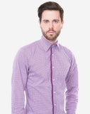 Putton-Collar Cotton Shirt